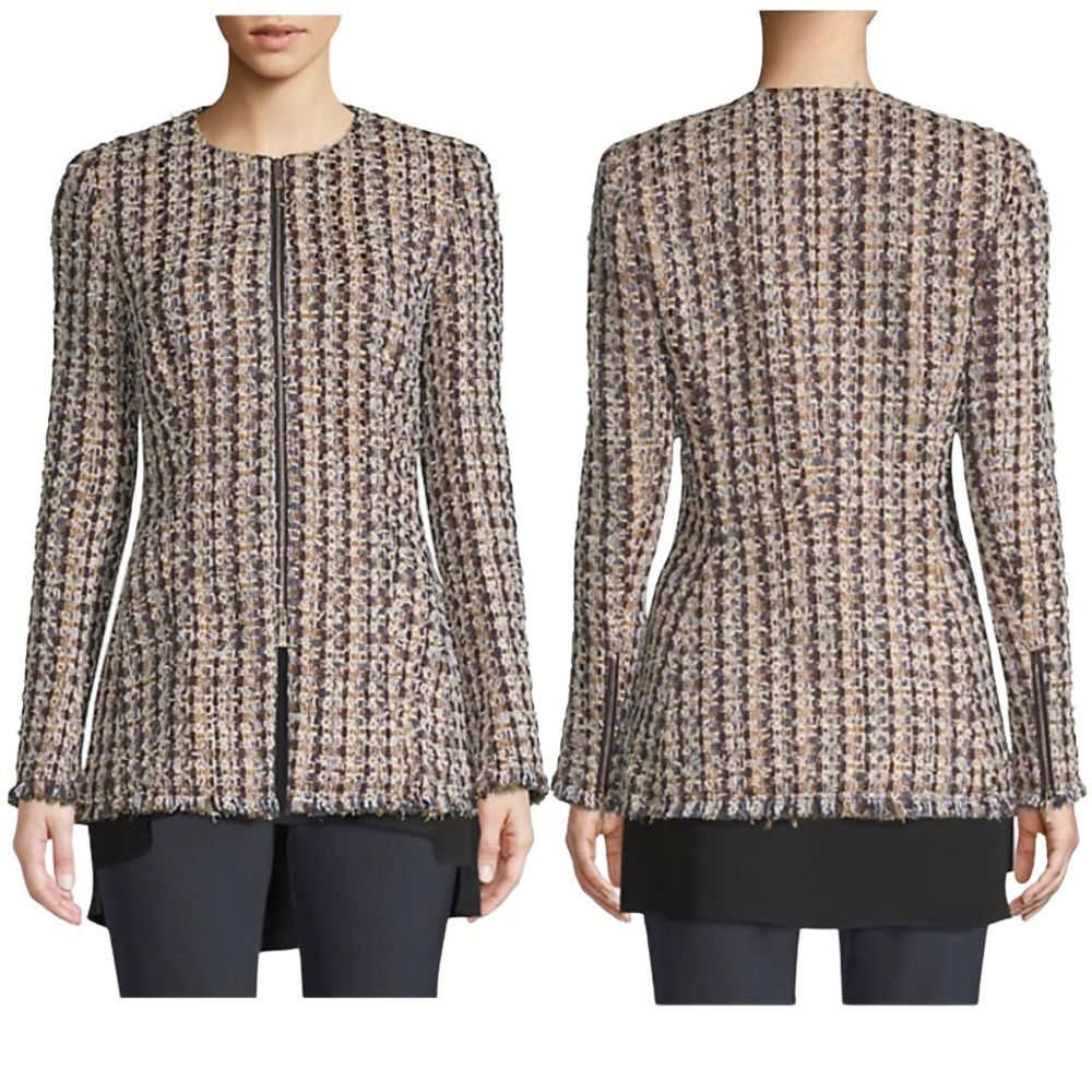 Lafayette 148 New York Landon Tweed Jacket Blazer - Picture 15 of 16